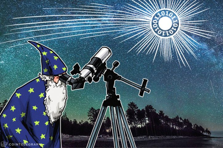 Astrologs, kurš vēro Bitcoin komētu